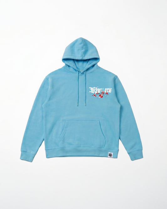 KUROMU SAKURA HOODY TIFF BLUE