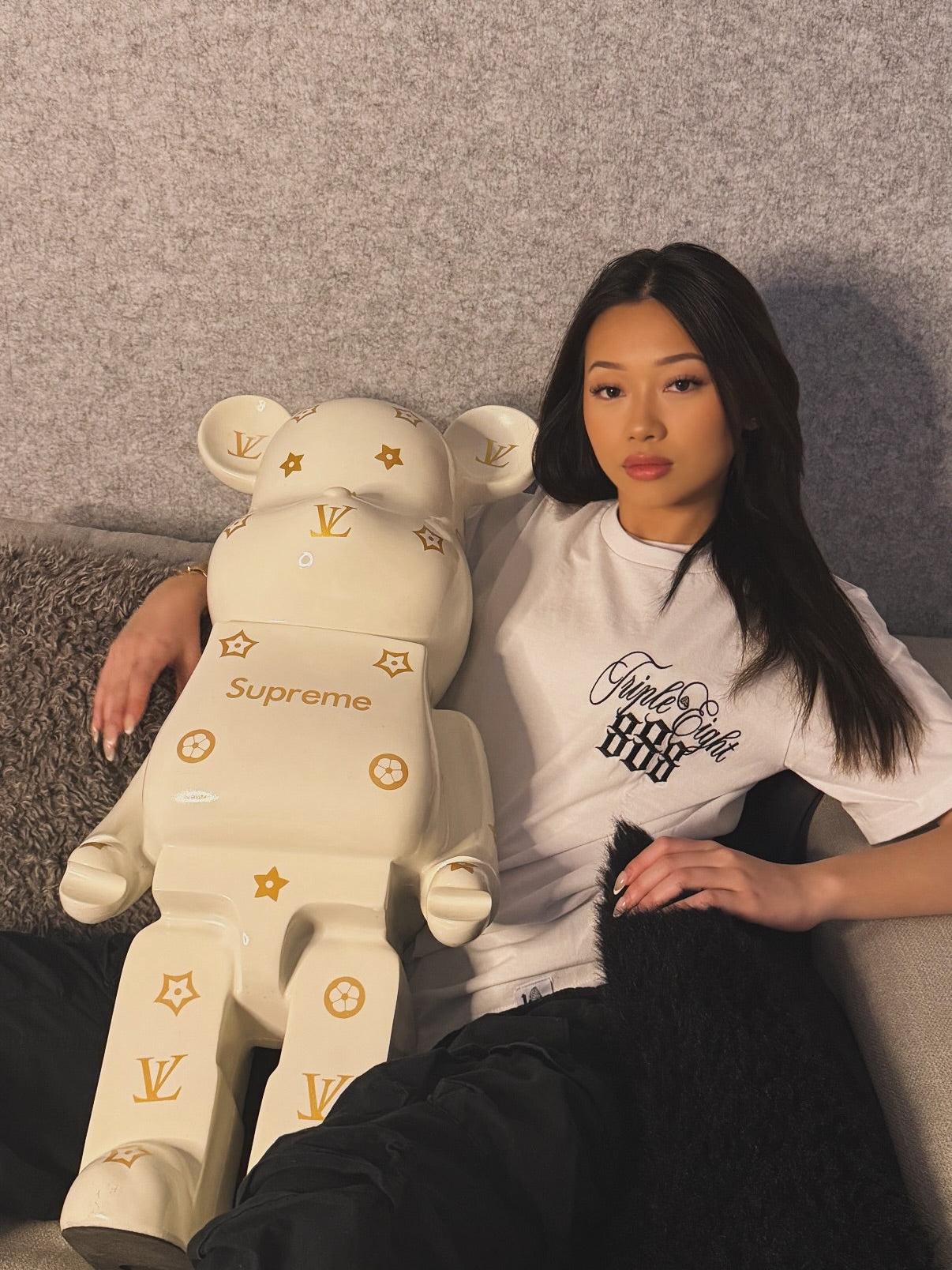 WHITE TRIPLE EIGHT T-SHIRT