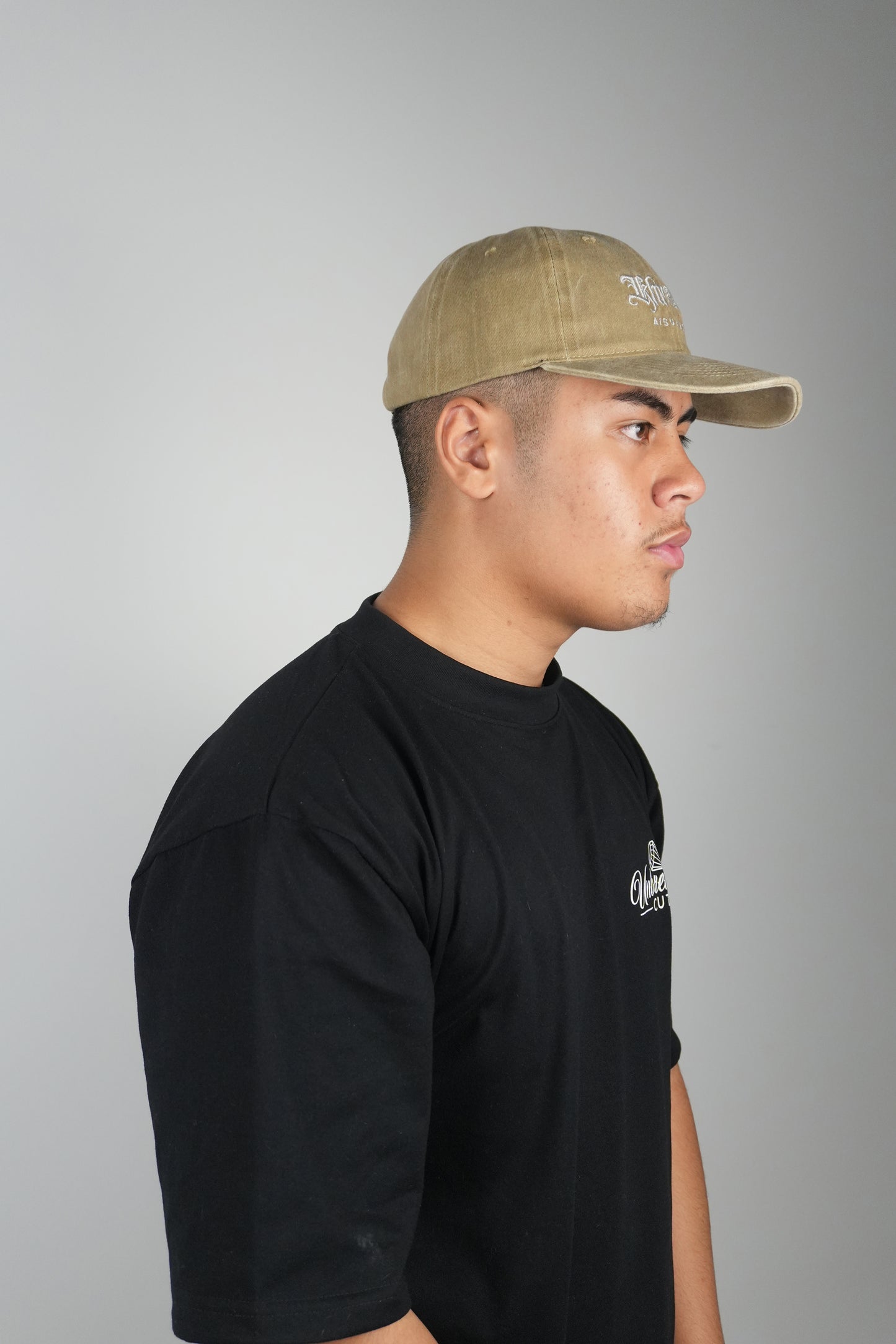 KA SIGNATURE VINTAGE CAP WASHED KHAKI