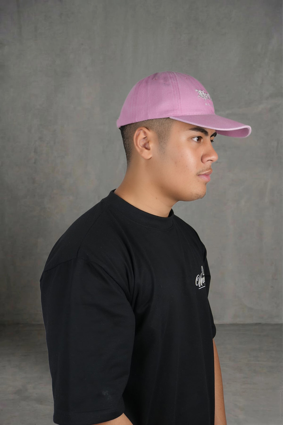 KA Signature Vintage Cap – Washed Pink by KHROME AISUAUTO, view 2