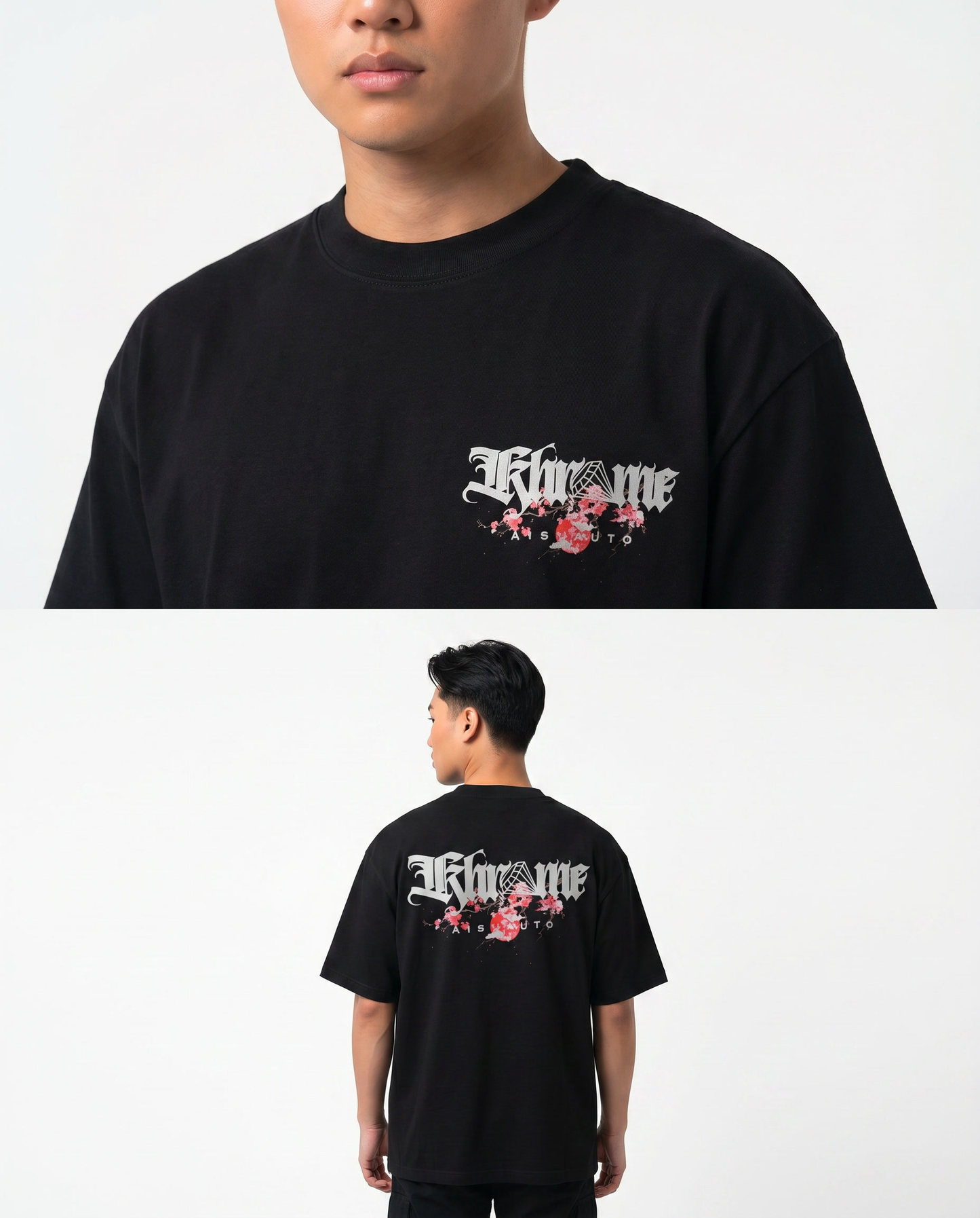 BLACK KUROMU SAKURA T-SHIRT