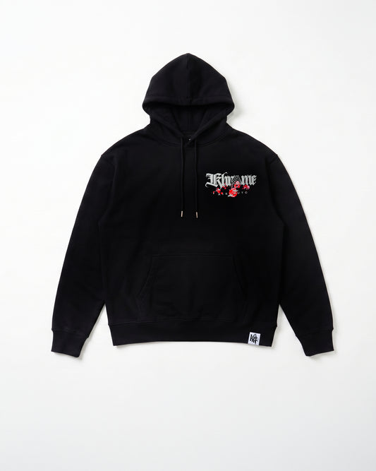 KUROMU SAKURA HOODY BLACK