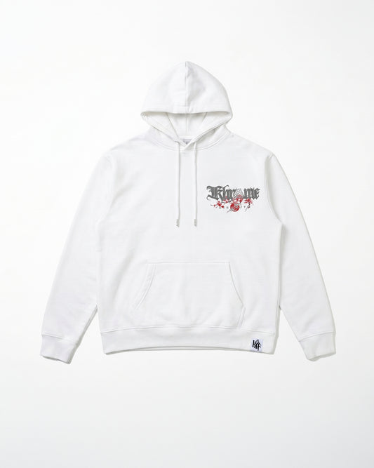 KUROMU SAKURA HOODY WHITE