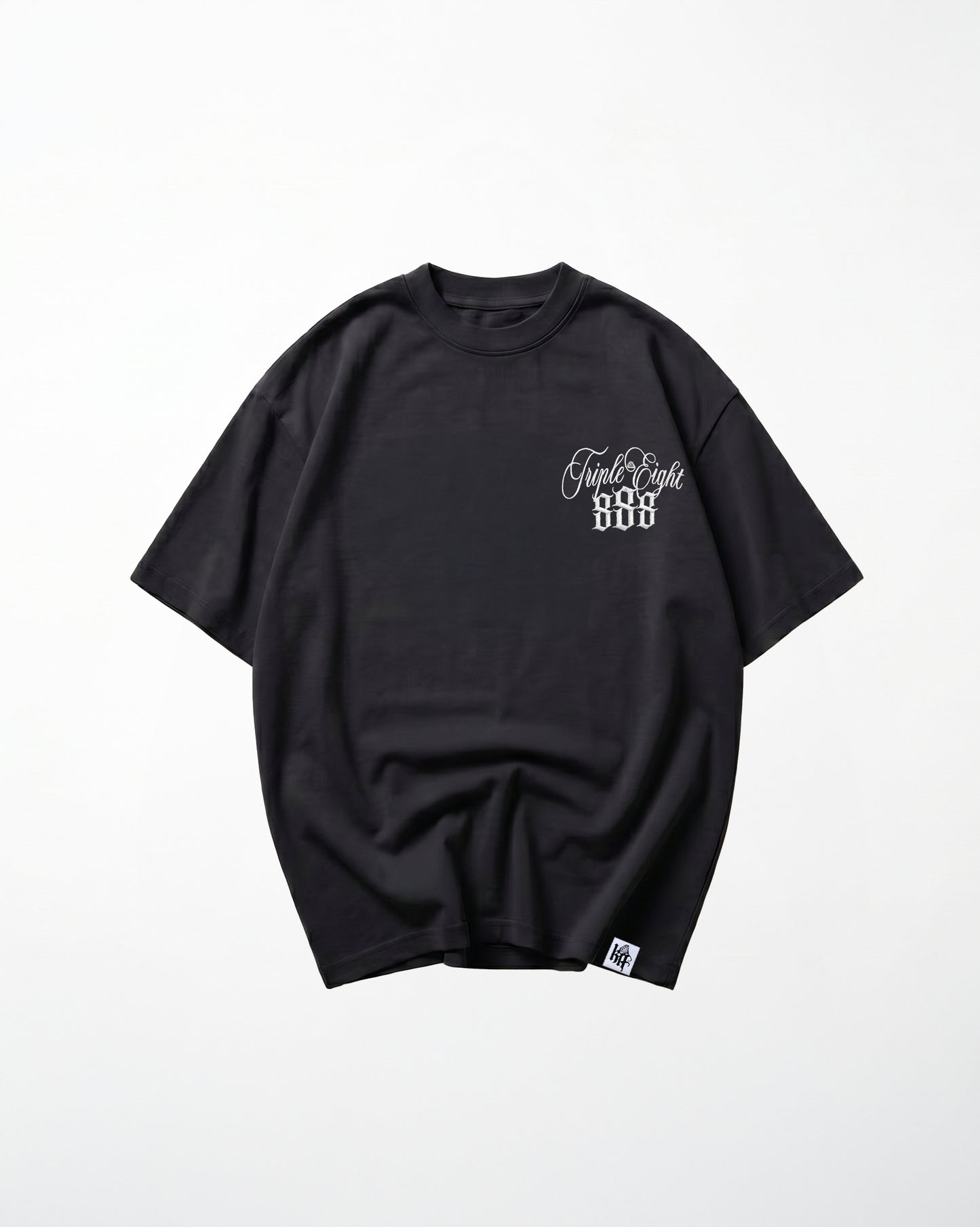 BLACK TRIPLE EIGHT T-SHIRT