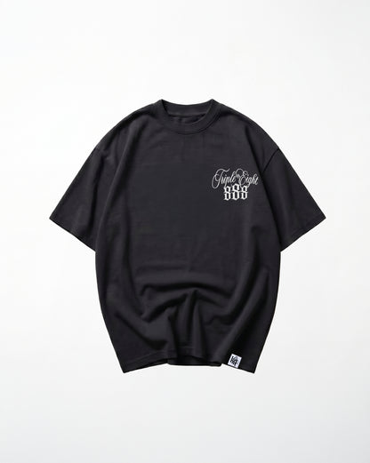 BLACK TRIPLE EIGHT T-SHIRT