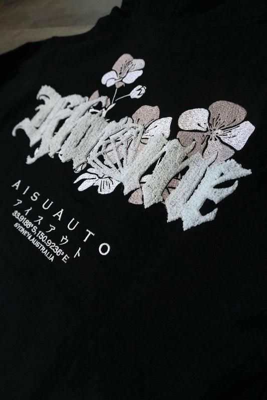 KA SAKURA BLACK HOODY