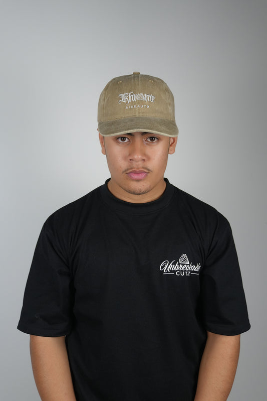 KA SIGNATURE VINTAGE CAP WASHED KHAKI