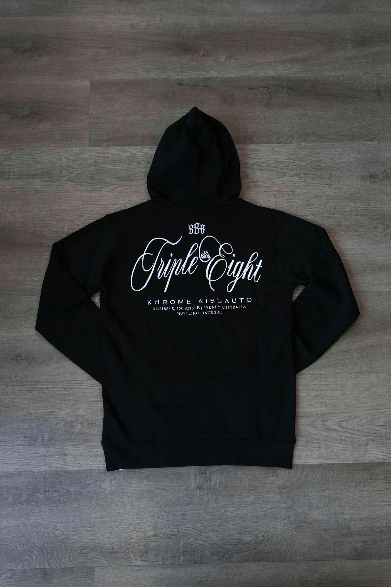 KA TRIPLE EIGHT BLACK HOODY