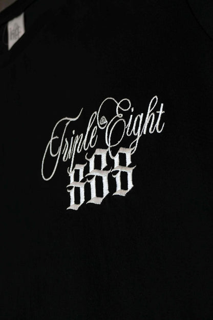 BLACK TRIPLE EIGHT T-SHIRT
