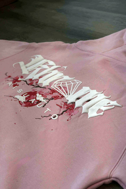 KUROMU SAKURA HOODY BABY PINK