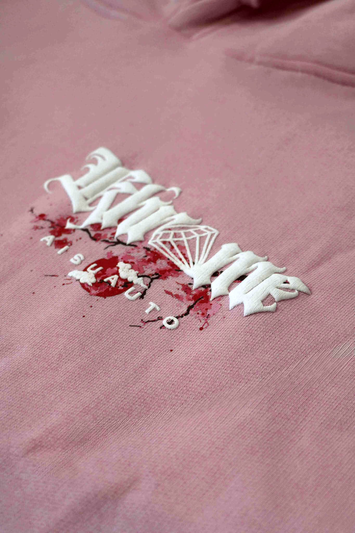KUROMU SAKURA HOODY BABY PINK
