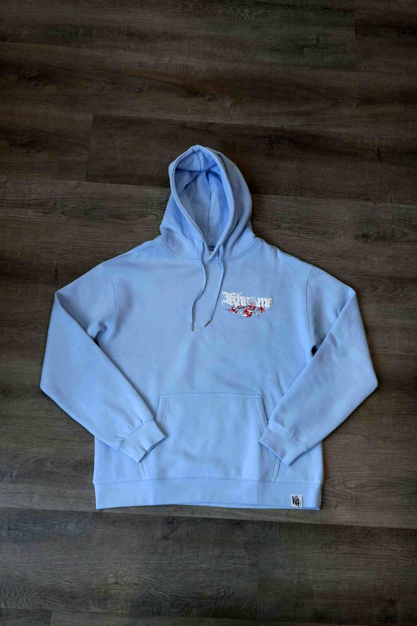 KUROMU SAKURA HOODY BABY BLUE