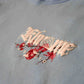 KUROMU SAKURA HOODY BABY BLUE