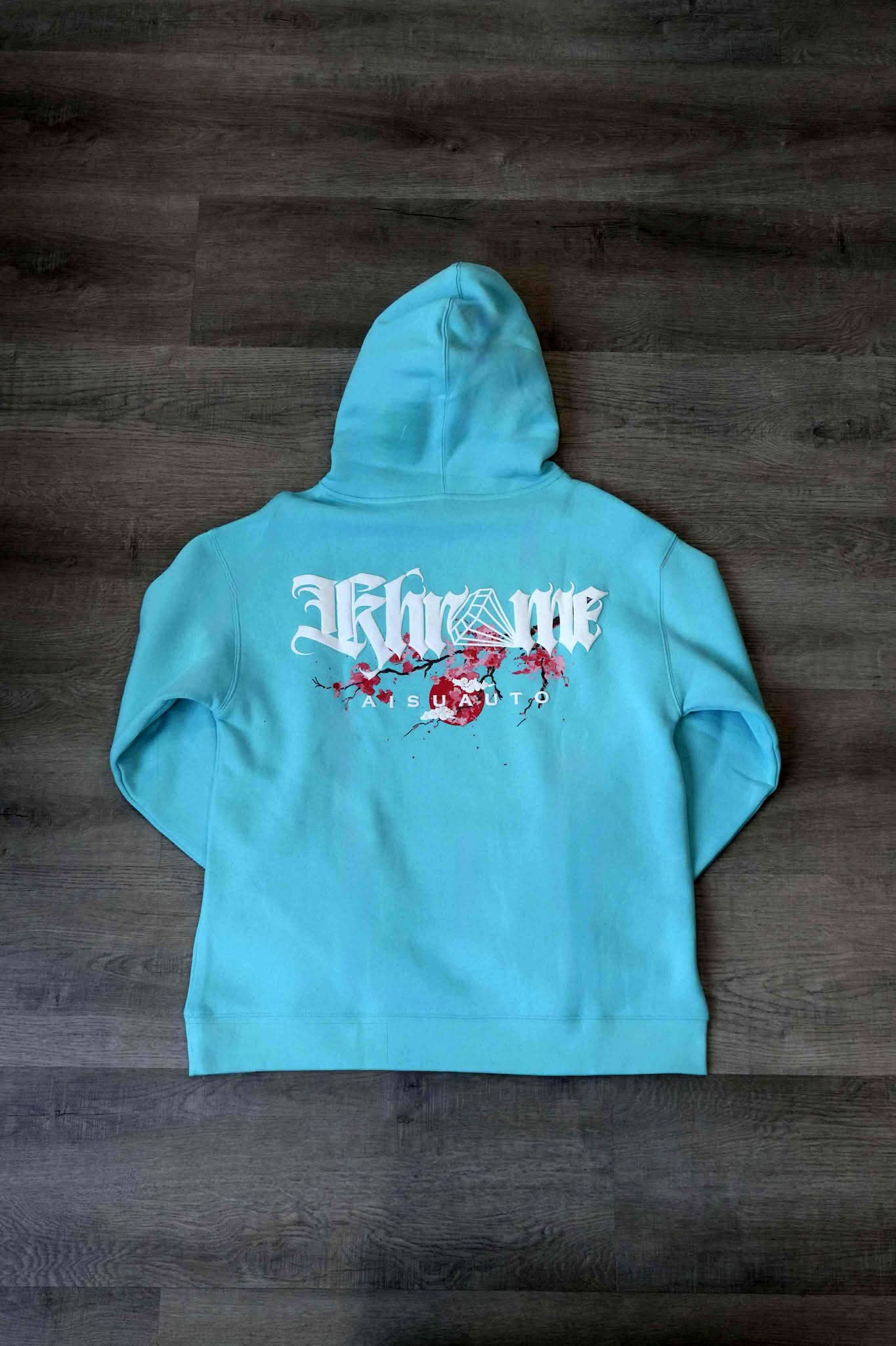 KUROMU SAKURA HOODY TIFF BLUE
