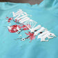 KUROMU SAKURA HOODY TIFF BLUE
