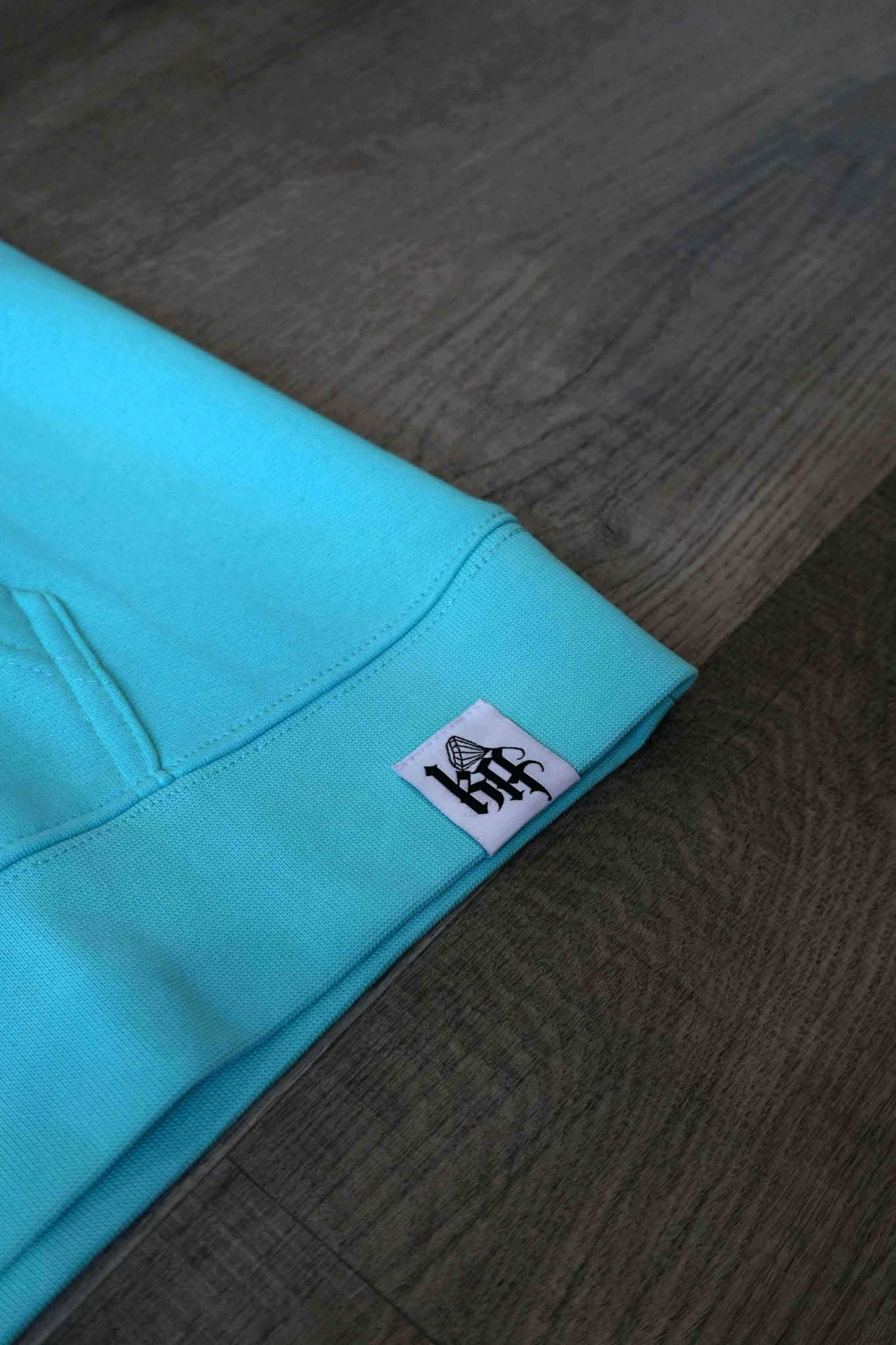 KUROMU SAKURA HOODY TIFF BLUE