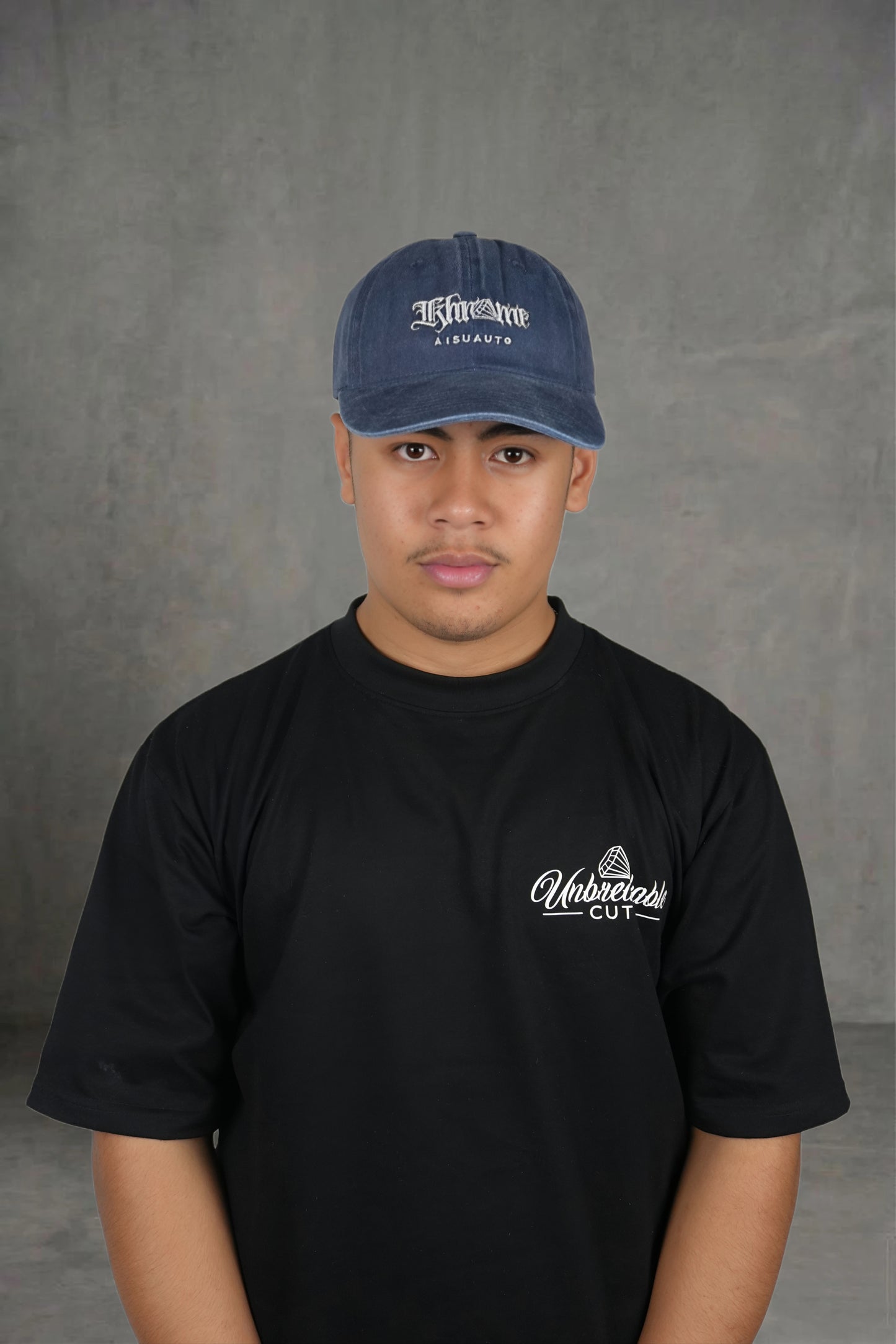 KA SIGNATURE VINTAGE CAP WASHED DENIM