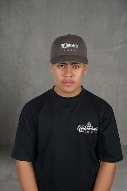 KA SIGNATURE VINTAGE CAP WASHED WALNUT