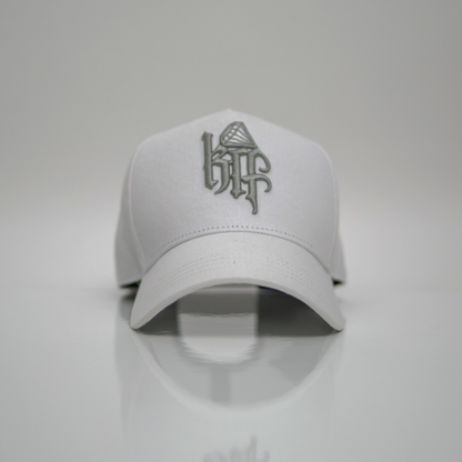 KA OG FRAME CAP GREY ON WHITE