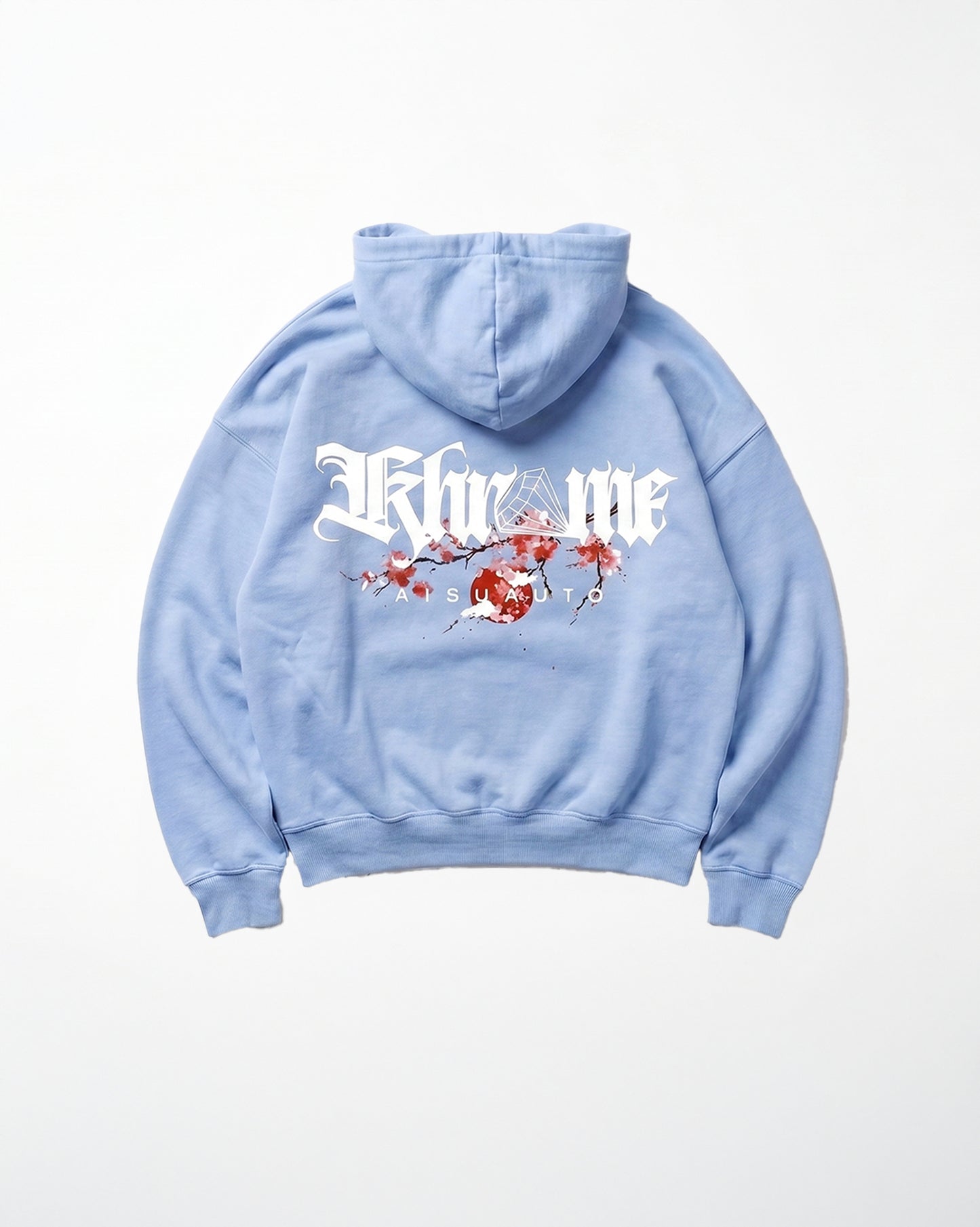 BABY BLUE KUROMU SAKURA HOODIE