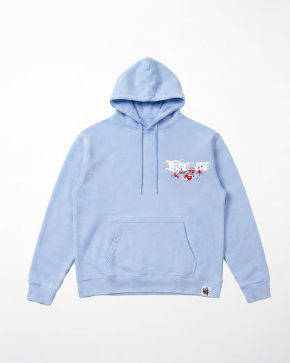 BABY BLUE KUROMU SAKURA HOODIE