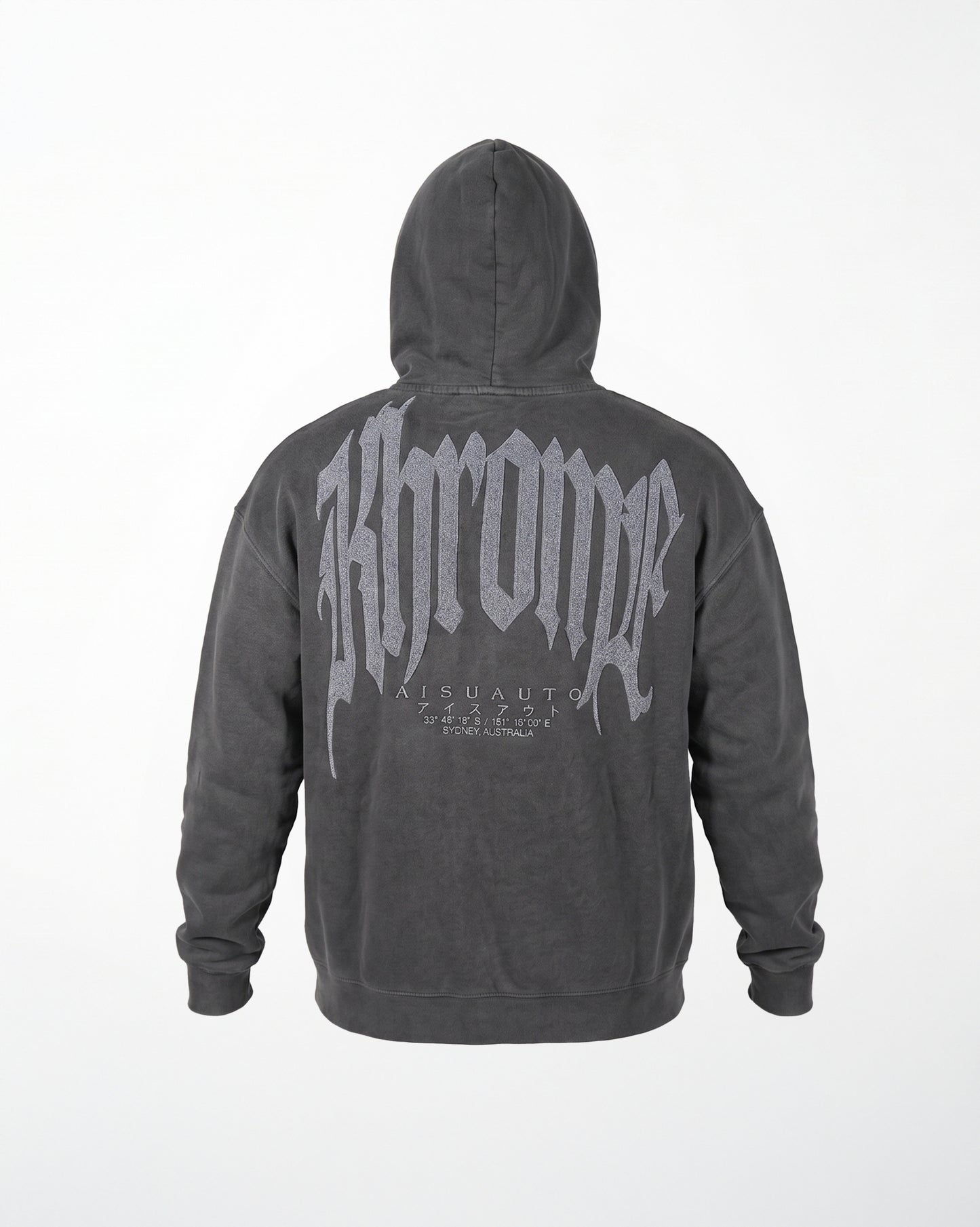 FADED GREY URBAN STREET HOODIE