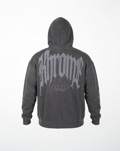 FADED GREY URBAN STREET HOODIE