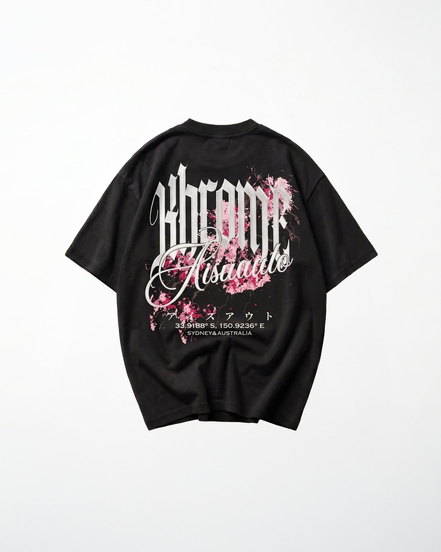 BLACK MINIMARISUTO SAKURA T-SHIRT