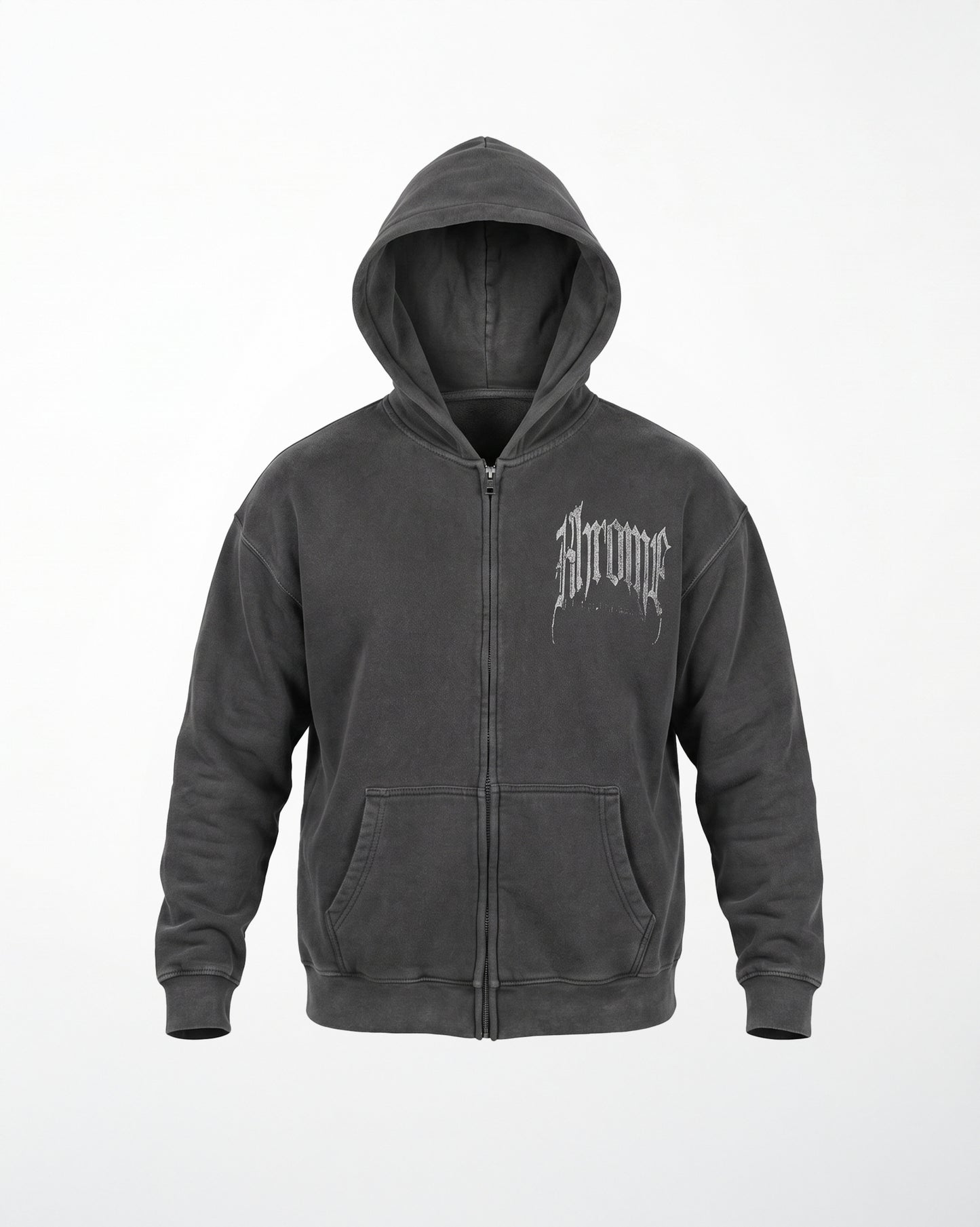 FADED GREY URBAN STREET HOODIE