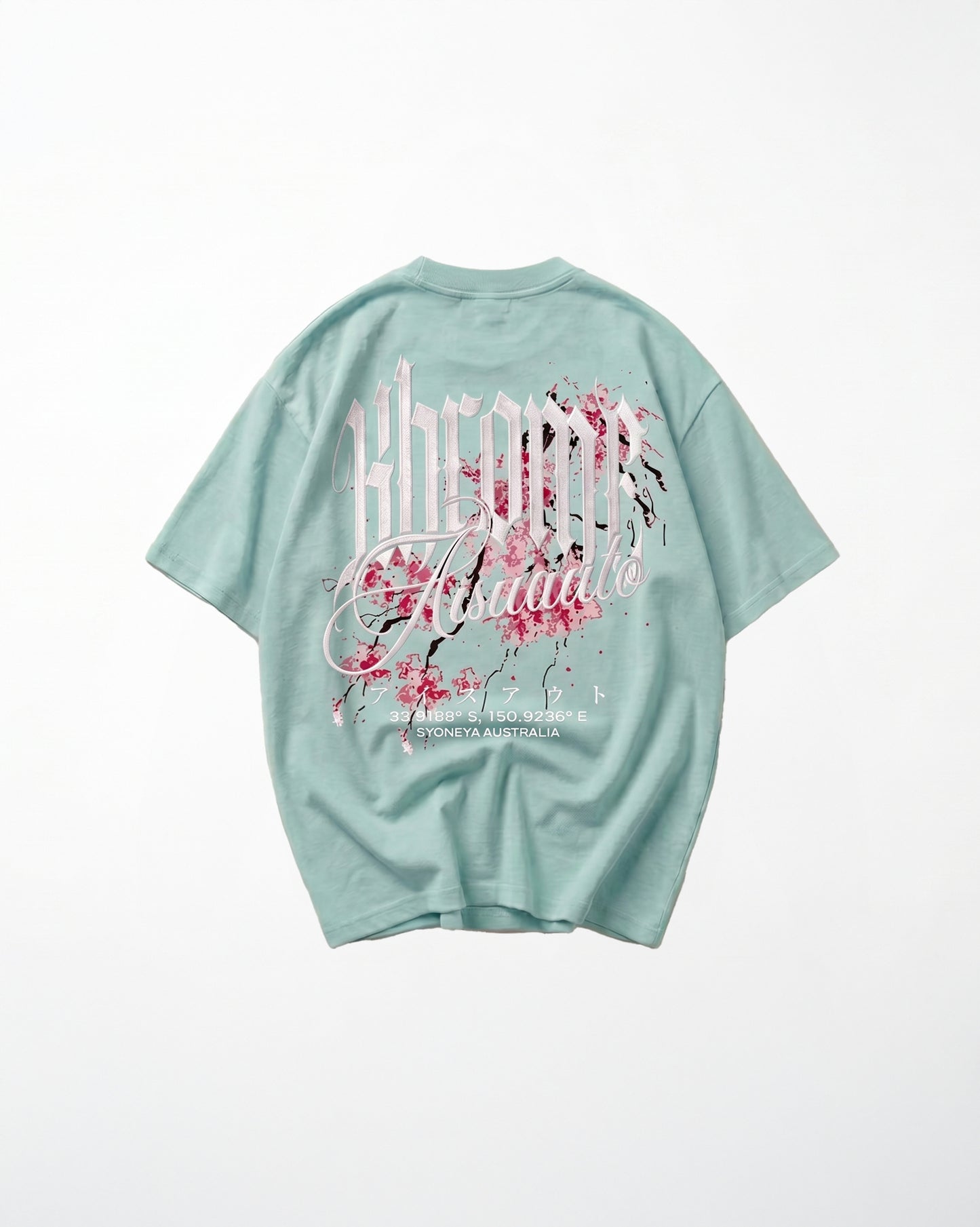 TEAL MINIMARISUTO SAKURA T-SHIRT