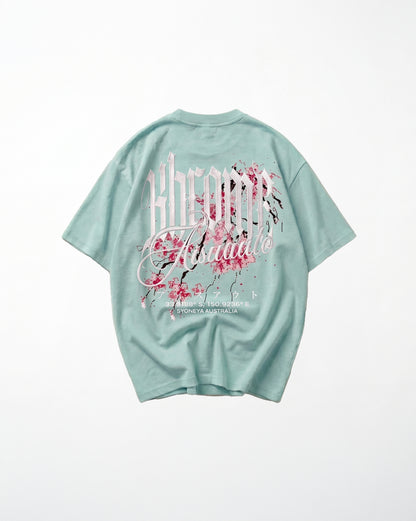 TEAL MINIMARISUTO SAKURA T-SHIRT