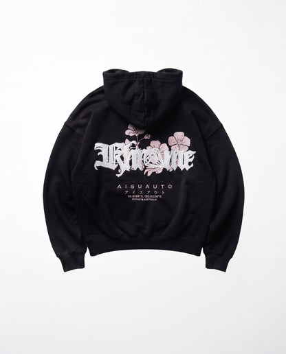 BLACK SAKURASHENIRU HOODIE