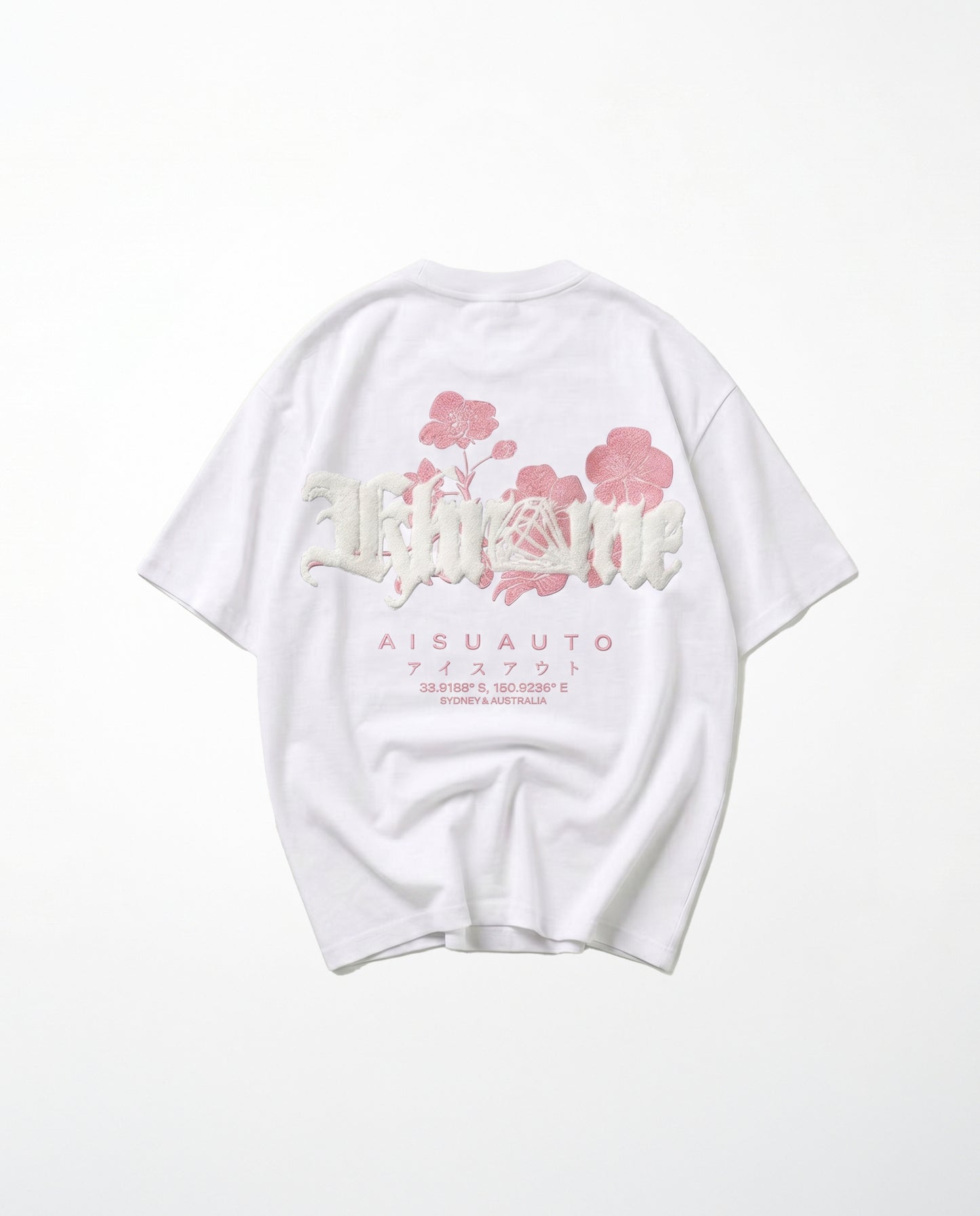 WHITE SAKURASHENIRU BLOSSOM T-SHIRT