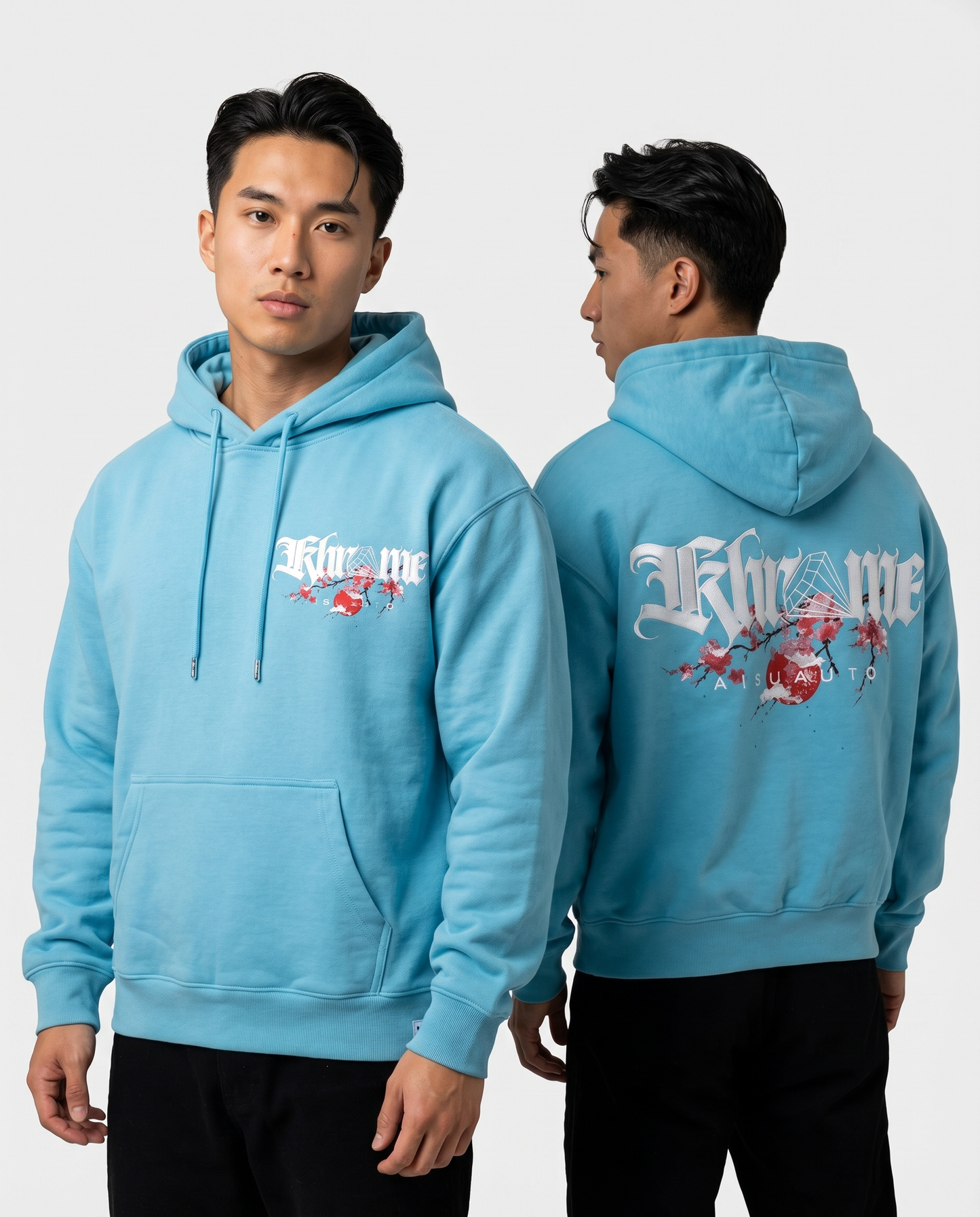 TIFF BLUE KUROMU SAKURA HOODIE