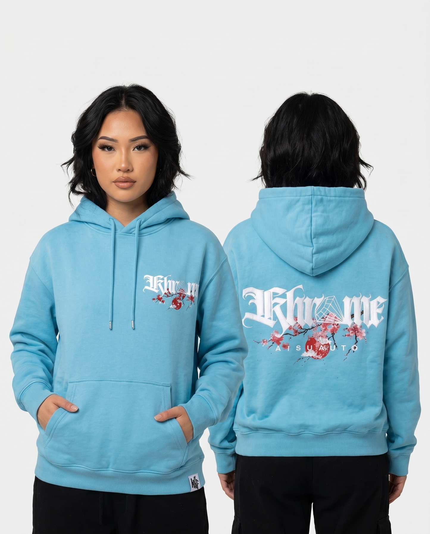 TIFF BLUE KUROMU SAKURA HOODIE