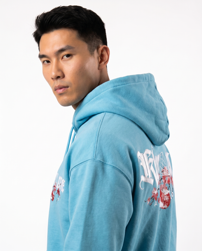 TIFF BLUE KUROMU SAKURA HOODIE