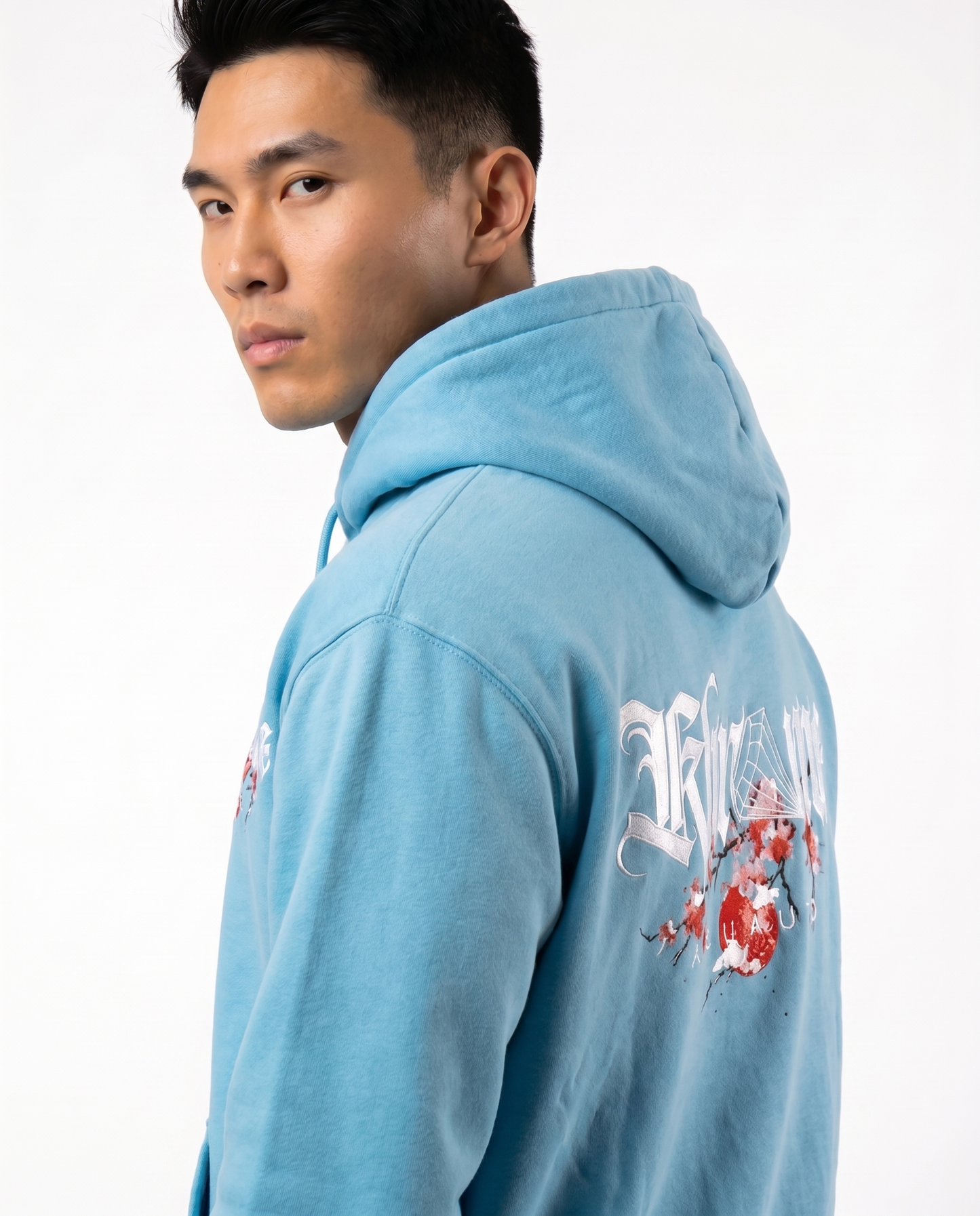 TIFF BLUE KUROMU SAKURA HOODIE