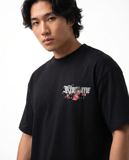 BLACK KUROMU SAKURA T-SHIRT