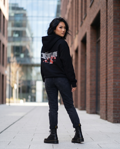 BLACK KUROMU SAKURA HOODIE