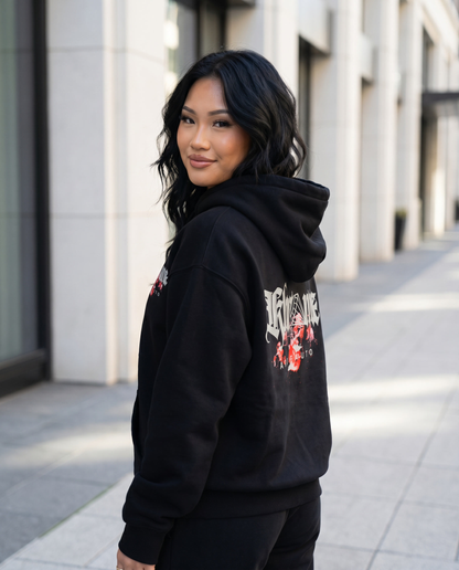 BLACK KUROMU SAKURA HOODIE