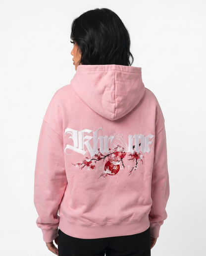 BABY PINK KUROMU SAKURA HOODIE