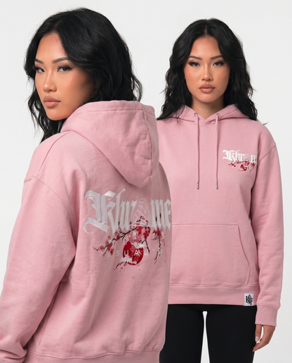 BABY PINK KUROMU SAKURA HOODIE
