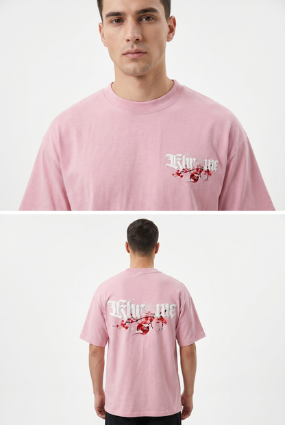 BABY PINK KUROMU SAKURA T-SHIRT