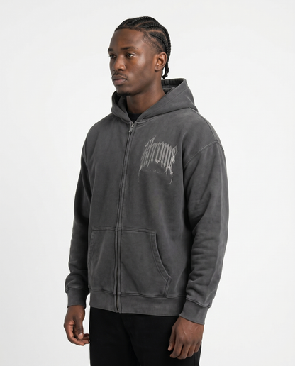 FADED GREY URBAN STREET HOODIE