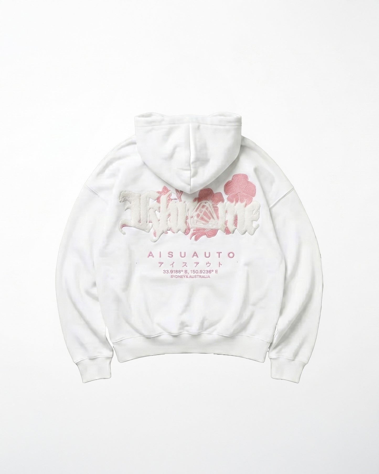 WHITE SAKURASHENIRU HOODIE BLOSSOM
