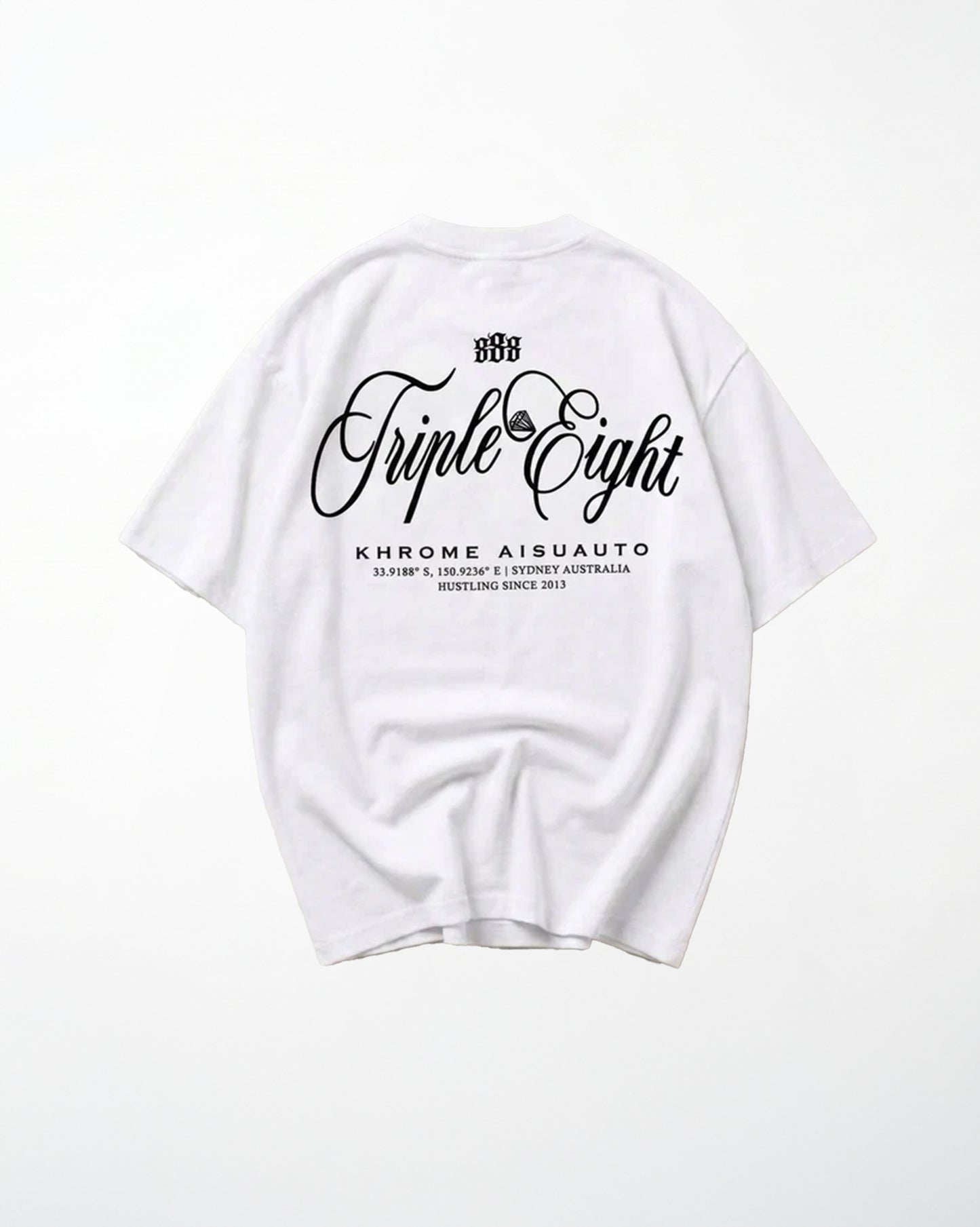 WHITE TRIPLE EIGHT T-SHIRT