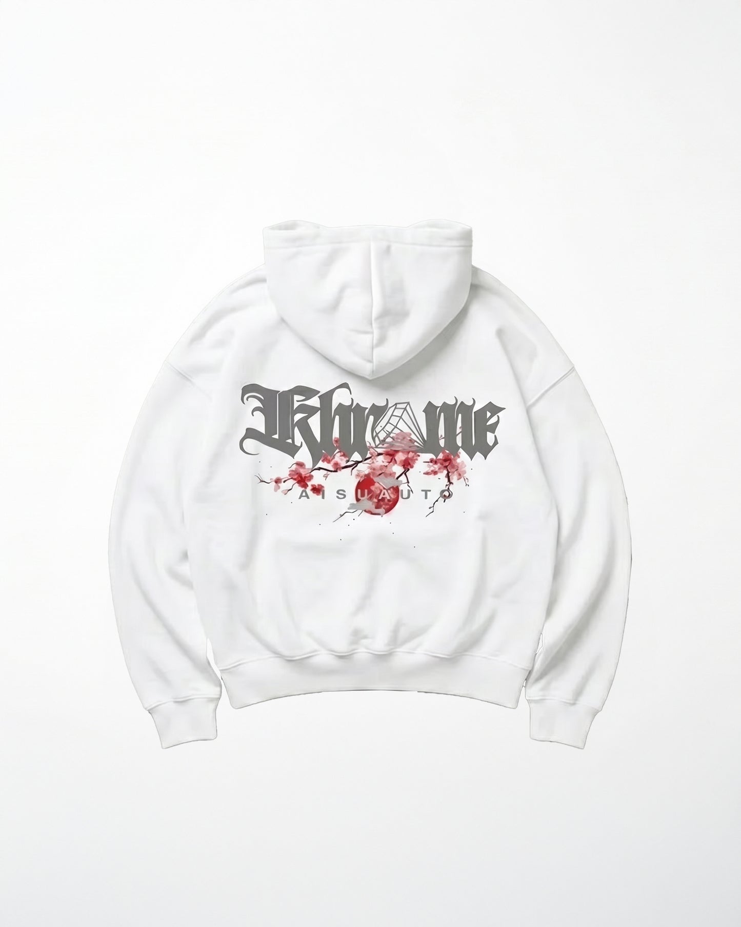 WHITE KUROMU SAKURA HOODIE