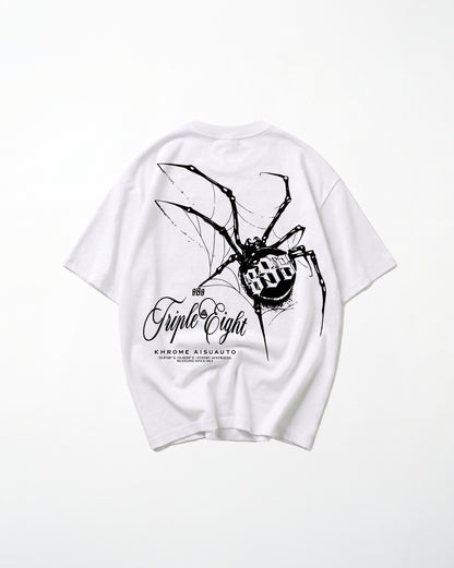 WHITE DAKUSUKAI SPIDER T-SHIRT